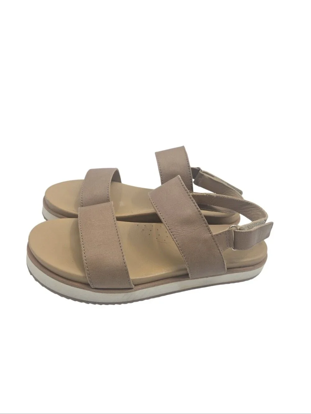 Nisolo Go To Sandals Almond Leather